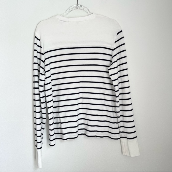 Kate Middleton style, Tommy Hilfiger Striped White & Black, Long Sleeve Size XL - Picture 9 of 9